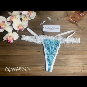 SOLD!!!For Love & Lemons Alana Floral Thong